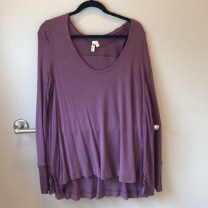Free People Waffle Top